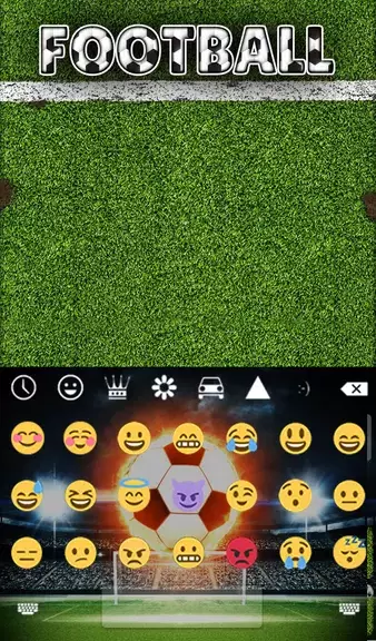 Football Keyboard & Wallpaper Tangkapan skrin 3