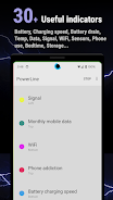 Schermata PowerLine: status bar meters 1