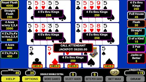 Five Play Poker Captura de pantalla 3