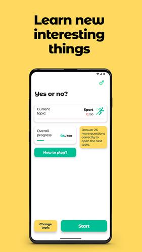 Yes or No? Trivia with facts. ภาพหน้าจอ 1