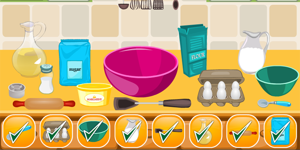 Cake Girls Games Cooking Games Mod Скриншот 1