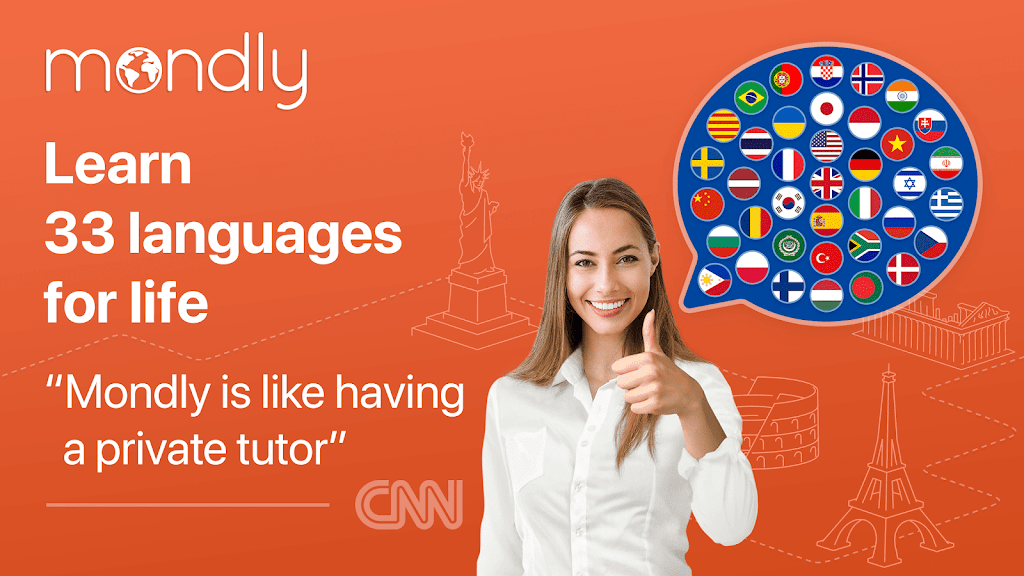 Learn 33 Languages – Mondly Mod ဖန်သားပြင်ဓာတ်ပုံ 0