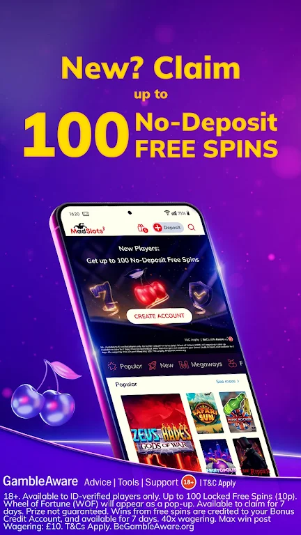 MadSlots Online Casino & Slots Ảnh chụp màn hình 0