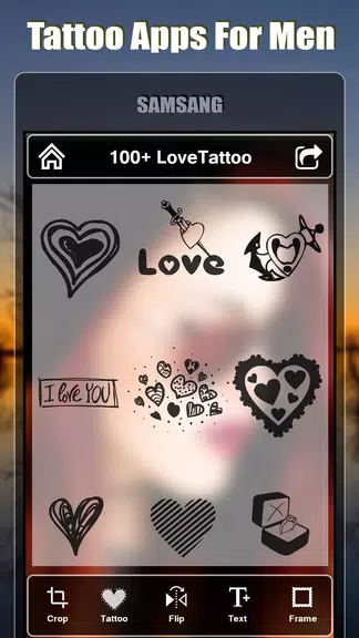 Tattoo design apps for men スクリーンショット 2