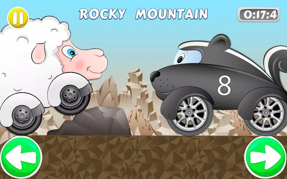 Racing car game for kids Screenshot 1