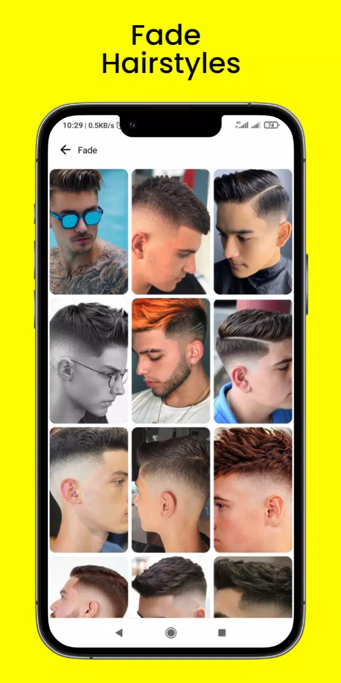 Mens Latest Hairstyles 2023 Captura de tela 0