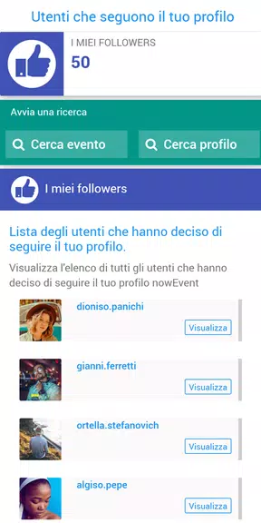 nowEvent - L'app a misura di evento Screenshot 2