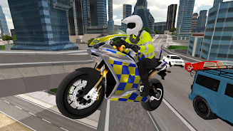 Police Motorbike Simulator 3D Ảnh chụp màn hình 0