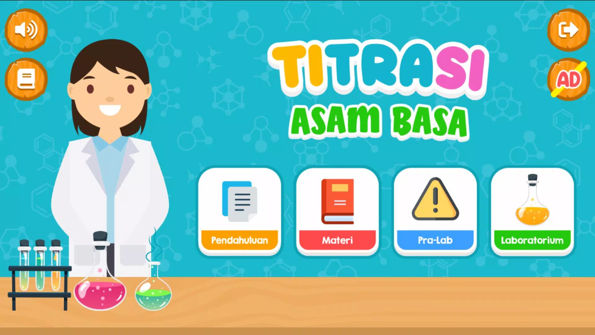 Virtual Lab Titrasi Asam Basa Capture d'écran 1