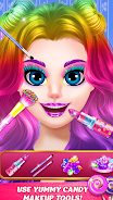 DIY Makeup Games: Candy Makeup Schermafbeelding 0