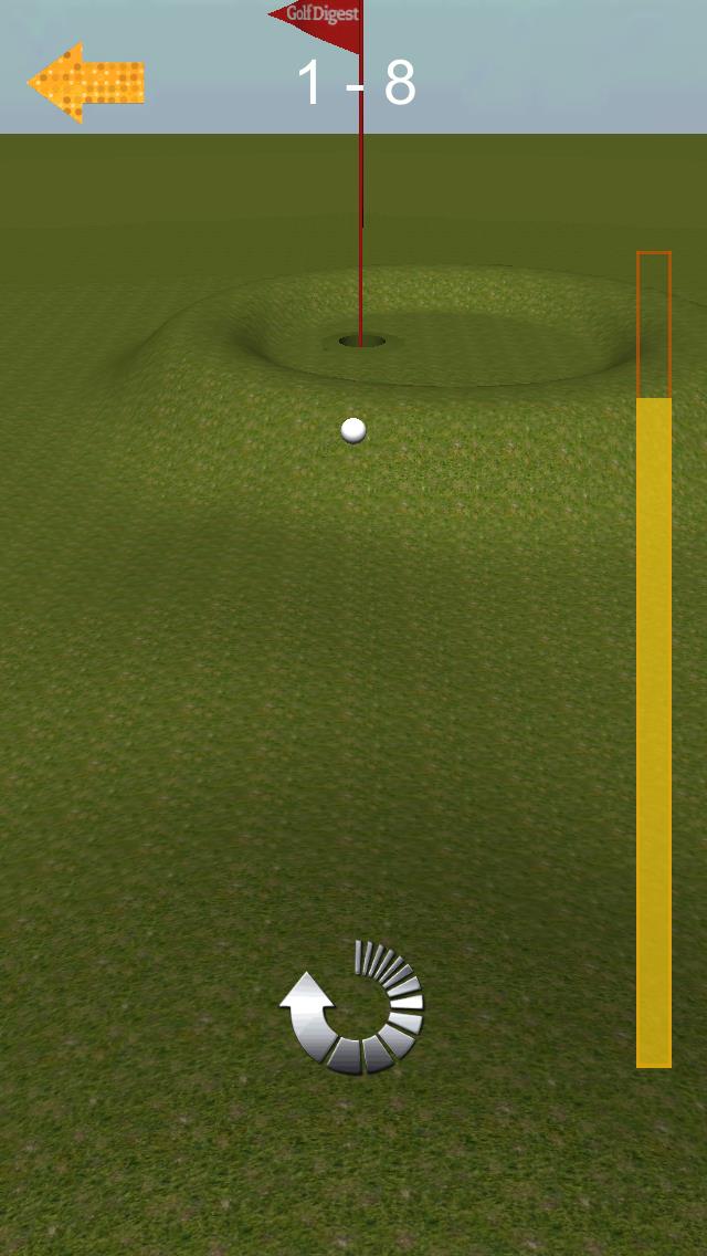 One Putt Golf Captura de pantalla 2