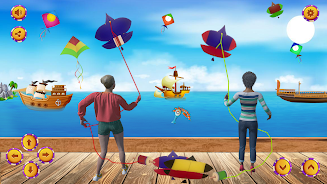 Kite Game 3D Kite Flying Games ဖန်သားပြင်ဓာတ်ပုံ 0