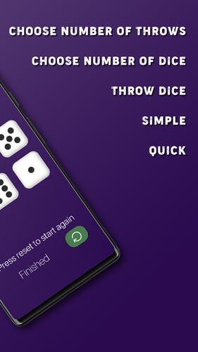 Dice Thrower & Coin Flipper Schermafbeelding 3