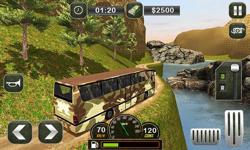 Army Bus Transporter Coach Fun Screenshot 1