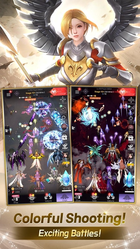 Schermata Valkyrie Rush: Idle & Merge 2