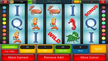 Slots Riches Mermaid Princess Скриншот 2