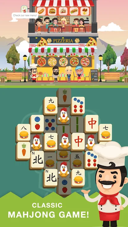 Mahjong Cooking Tower - Match & Build Your Tower Screenshot 0