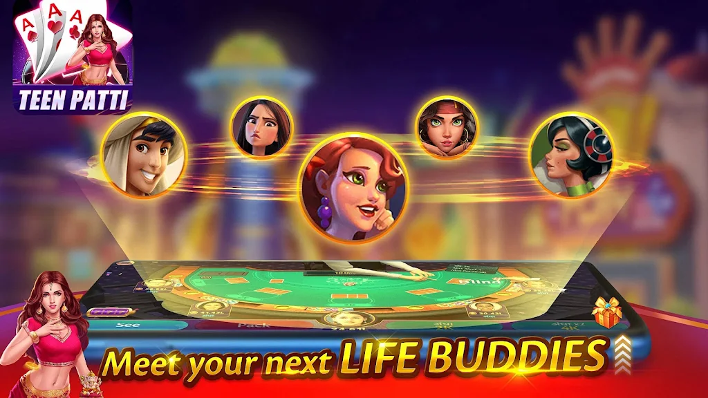 Teen Patti Indian 3 Patti Game ဖန်သားပြင်ဓာတ်ပုံ 2