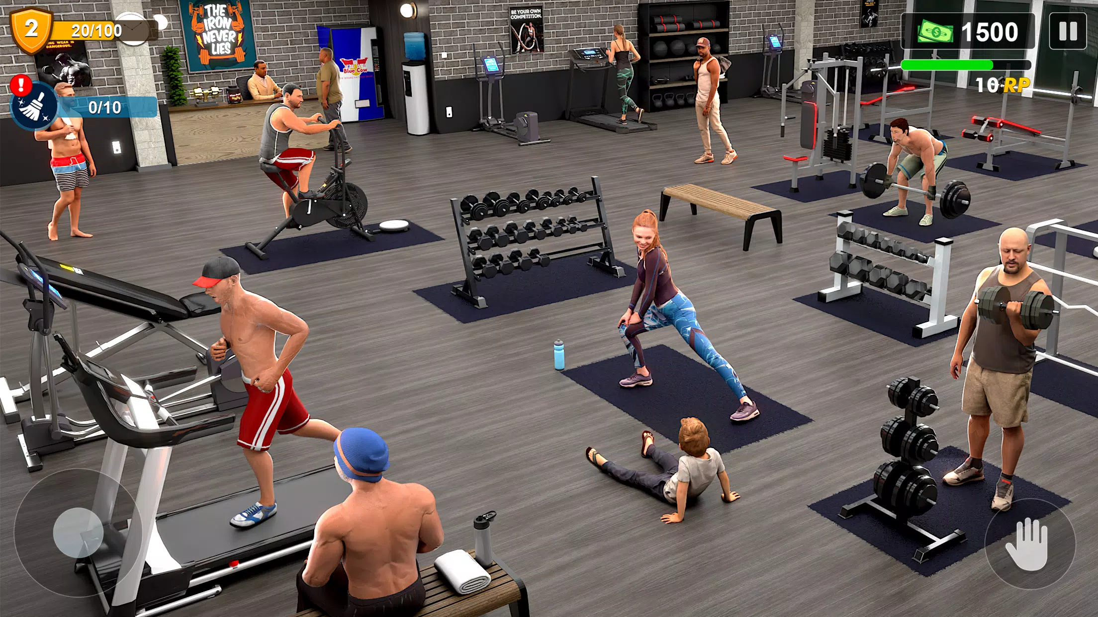 Workout Gym Simulator Game 24 Capture d'écran 1