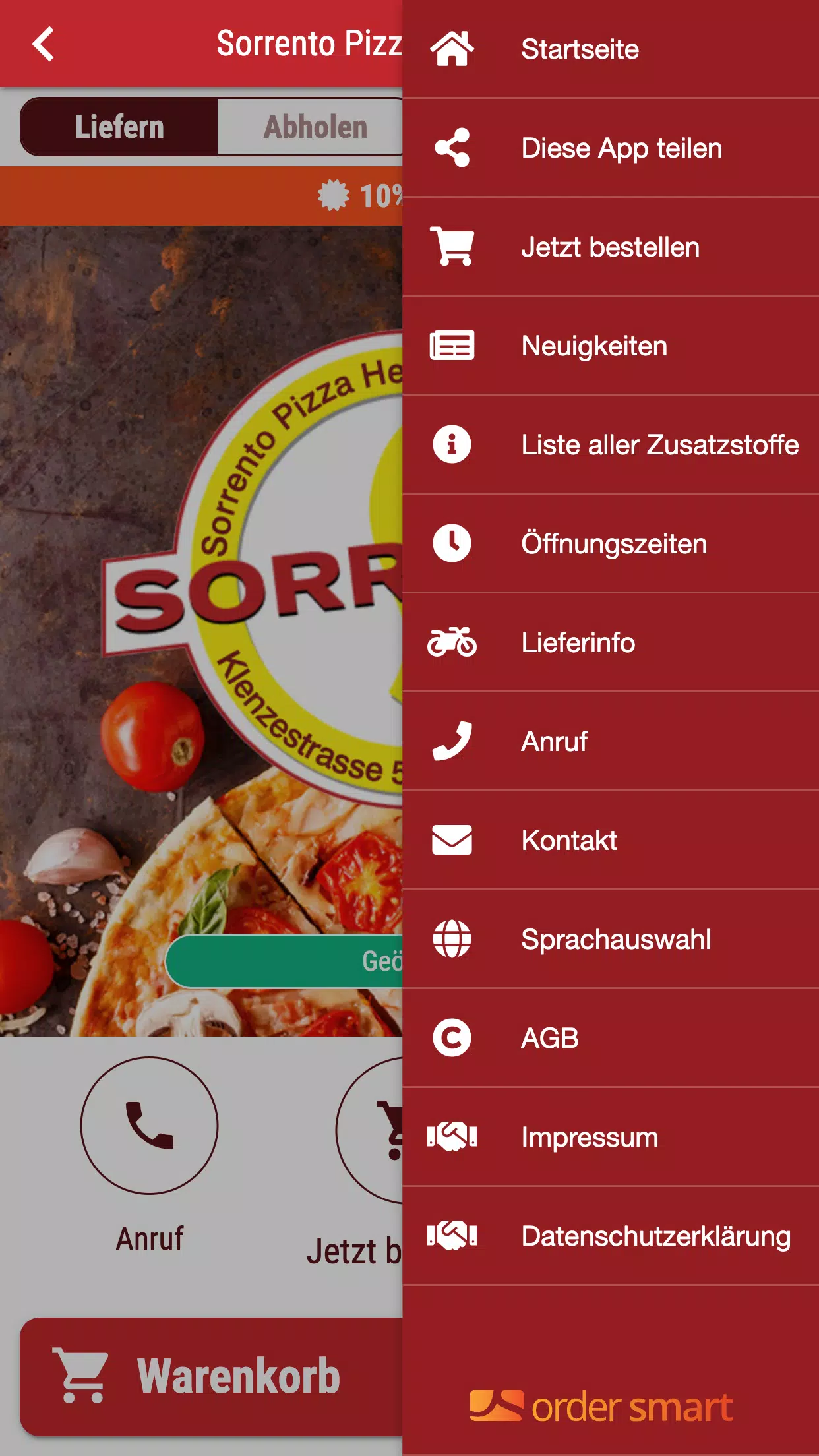 Sorrento Pizza Heimservice應用截圖第2張