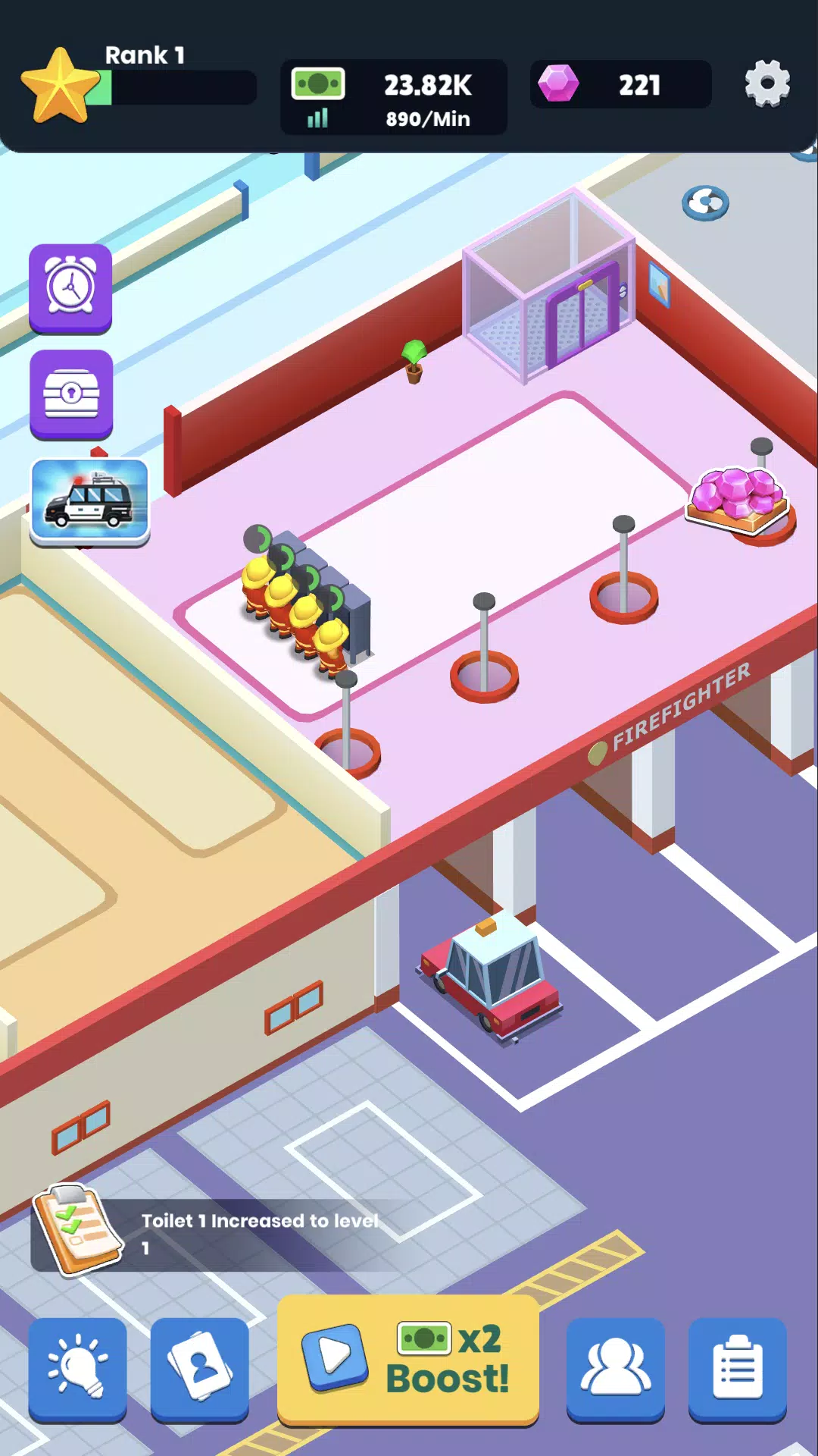 Emergency mission - idle game Screenshot 1