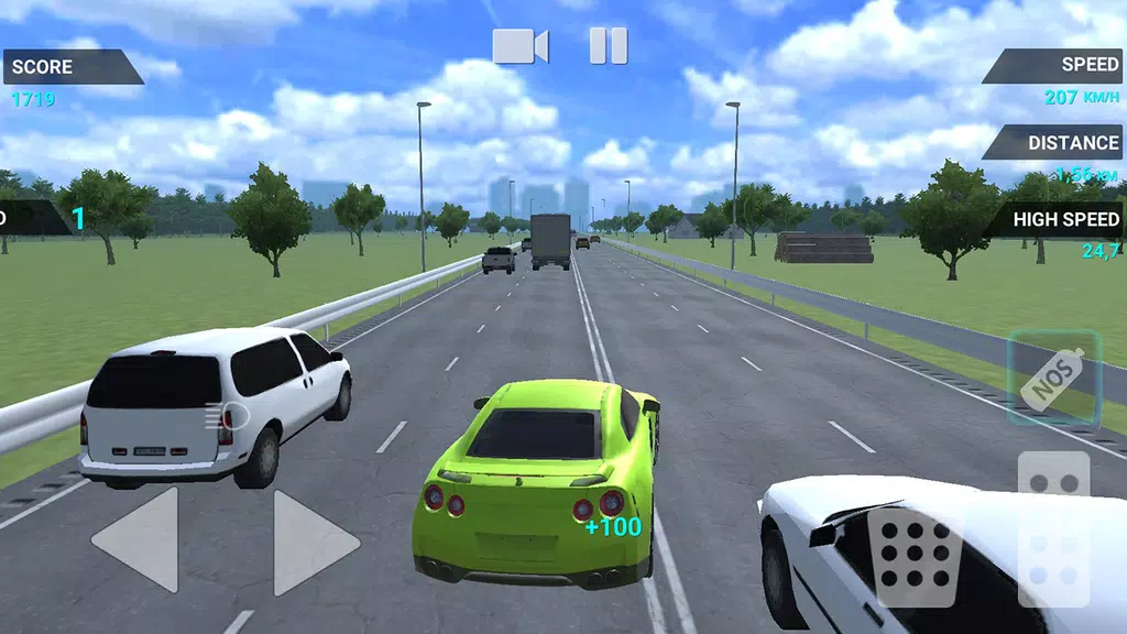 Traffic Racer Speeding Highway Скриншот 2