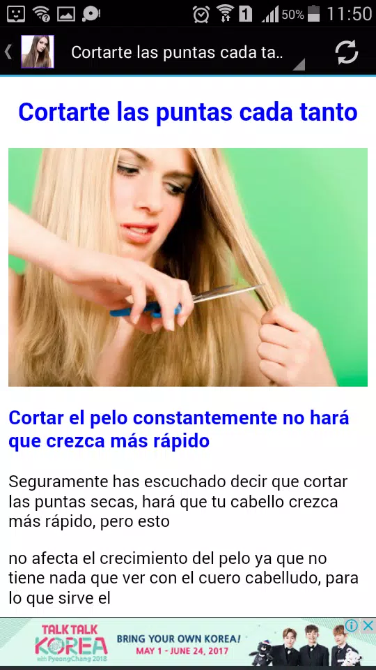 7 tips para cabello perfecto Screenshot 1