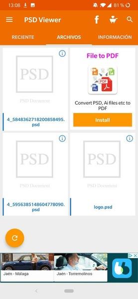 PSD File Viewer स्क्रीनशॉट 1