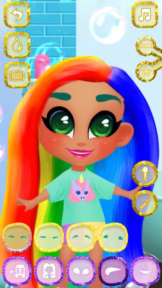 Candy Hair Salon - Doll Games Schermafbeelding 1