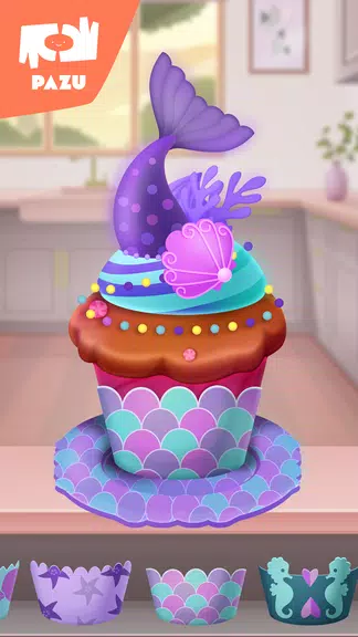 Cupcake maker cooking games應用截圖第3張