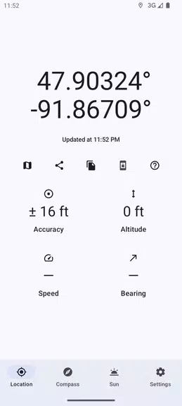 Positional GPS, Compass, Solar Zrzut ekranu 0