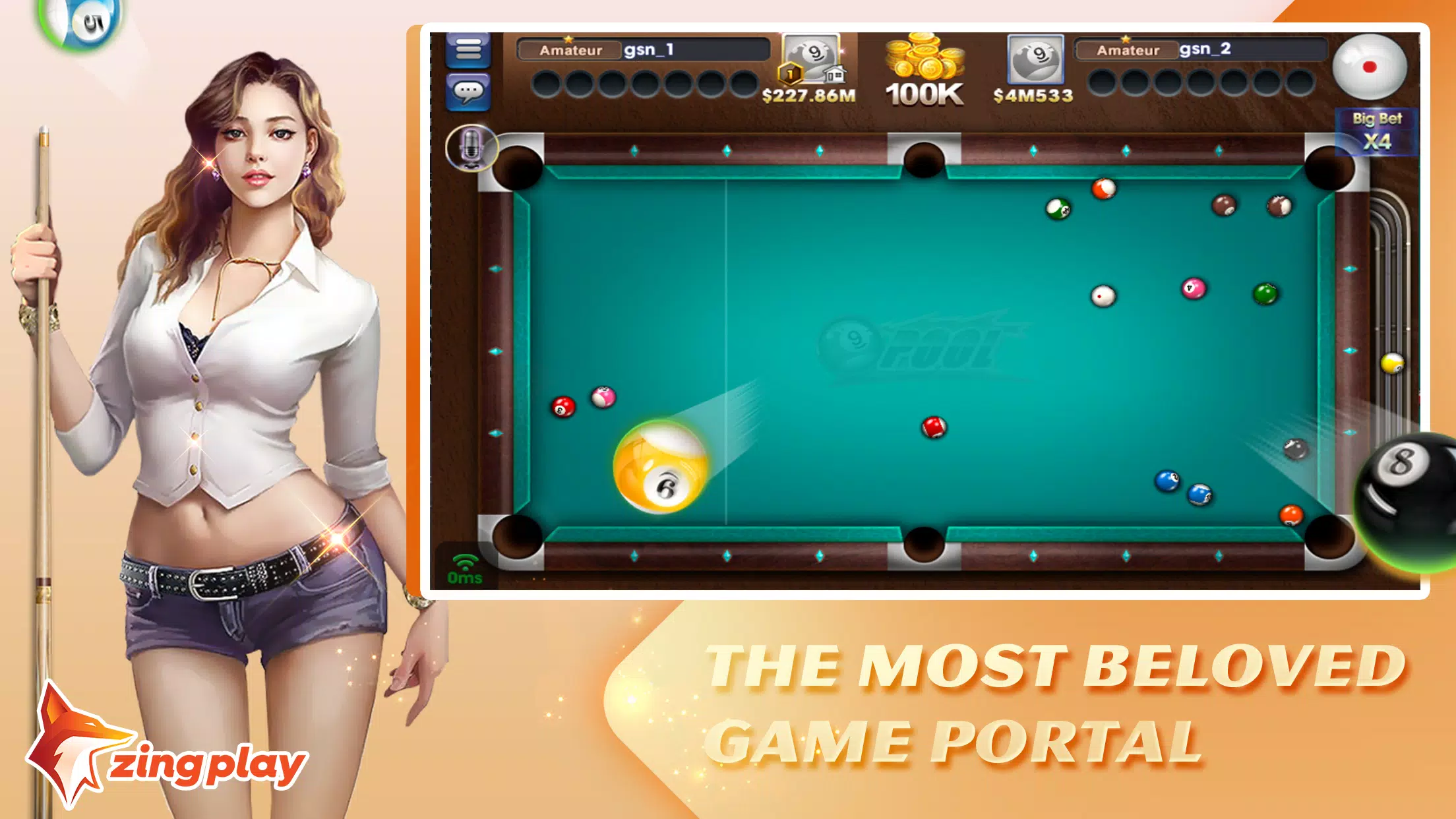 ZingPlay Games: Pool & Casual Tangkapan skrin 2