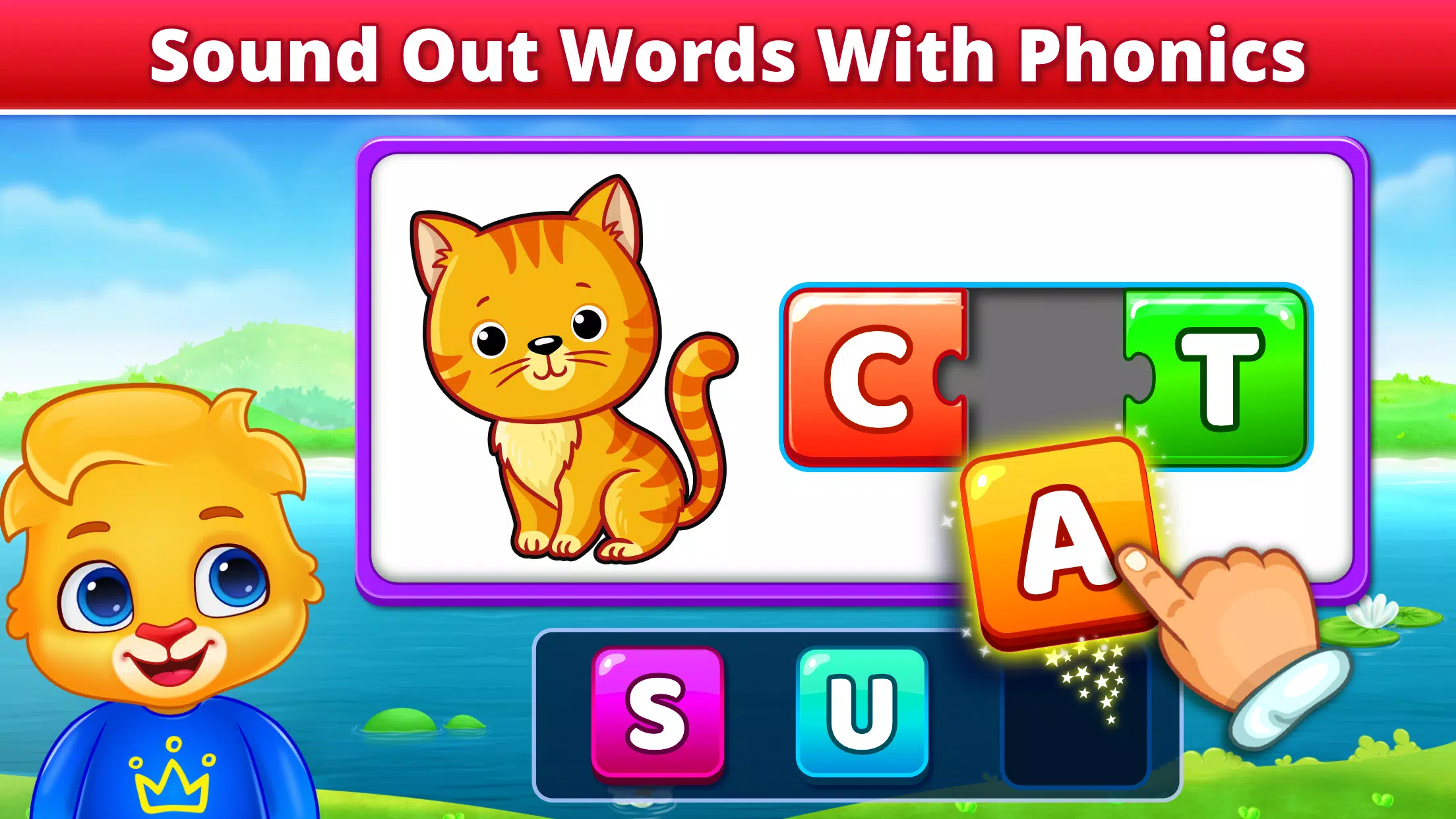 Spelling & Phonics: Kids Games Capture d'écran 1