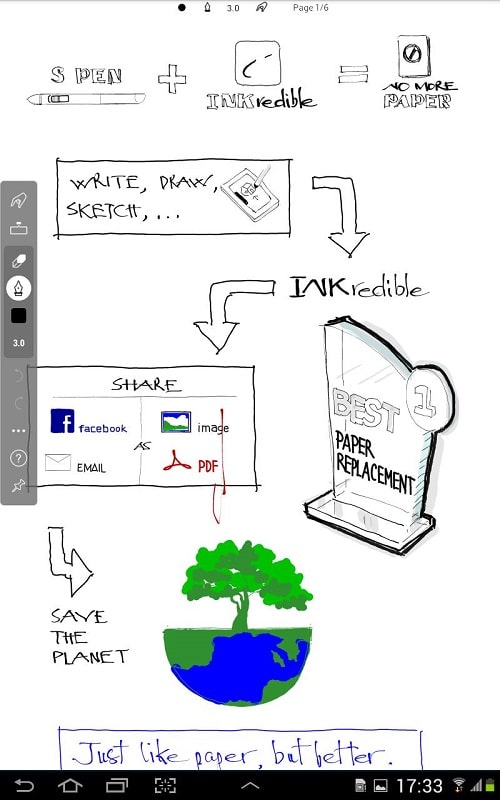 INKredible - Handwriting Note 스크린샷 1