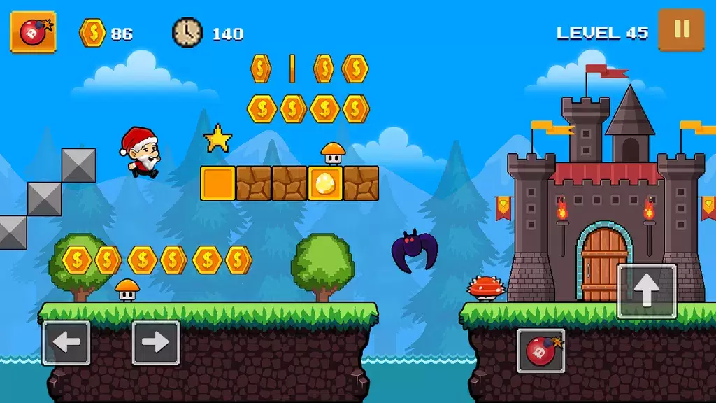 Super Dan's World - Run Game Captura de pantalla 1