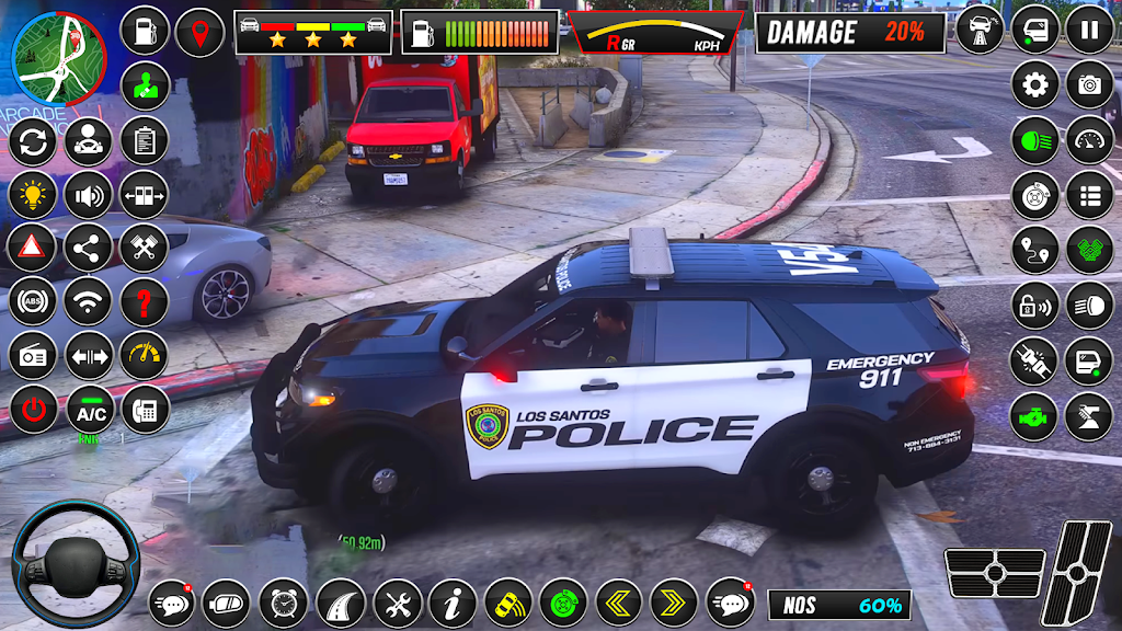 Police Car Chase: Car Games 3D Tangkapan skrin 2