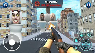 Toilet FPS Shooting: Skibd War Capture d'écran 3