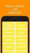 Video Status For SnapChat ภาพหน้าจอ 2