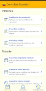 Consultas Ecuador Ảnh chụp màn hình 1