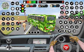 Army Coach Bus Simulator Games Ekran Görüntüsü 0