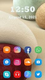 Samsung A12 Launcher स्क्रीनशॉट 1