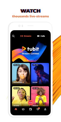 Tubit: Live Stream Video Chat Capture d'écran 0