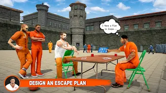 Grand Jail Prison Escape Games Zrzut ekranu 1