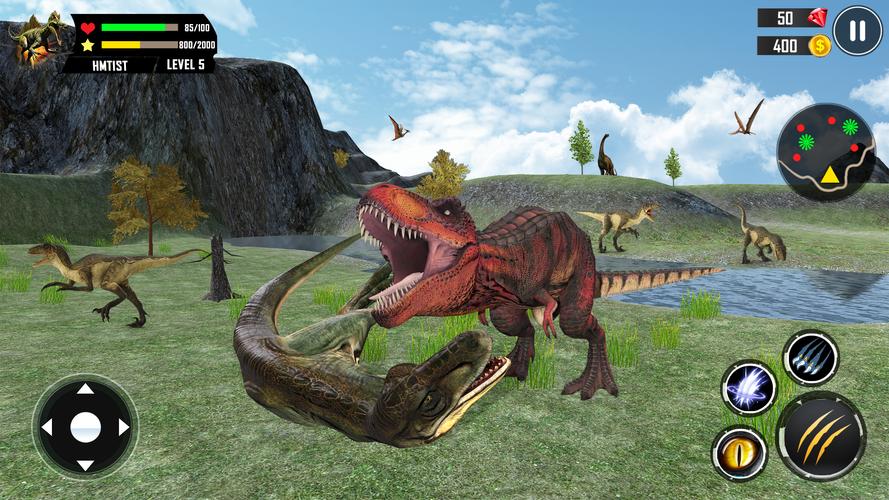 Dinosaur Simulator 3d offline स्क्रीनशॉट 0