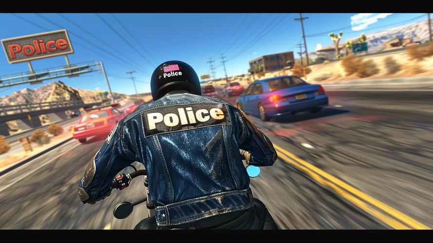 Police Bike Pursuit Highway應用截圖第3張