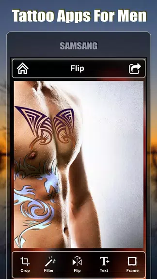 Tattoo design apps for men Capture d'écran 0