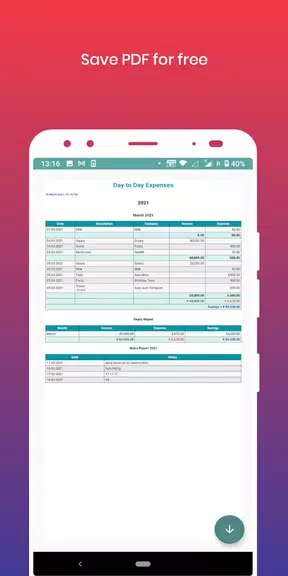 Day-to-day Expenses Captura de tela 1