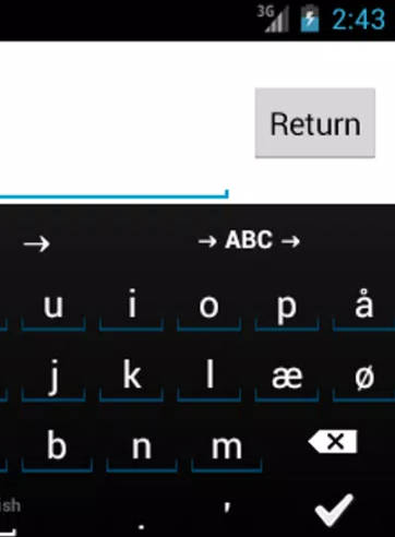 Danish for AnySoftKeyboard Capture d'écran 2