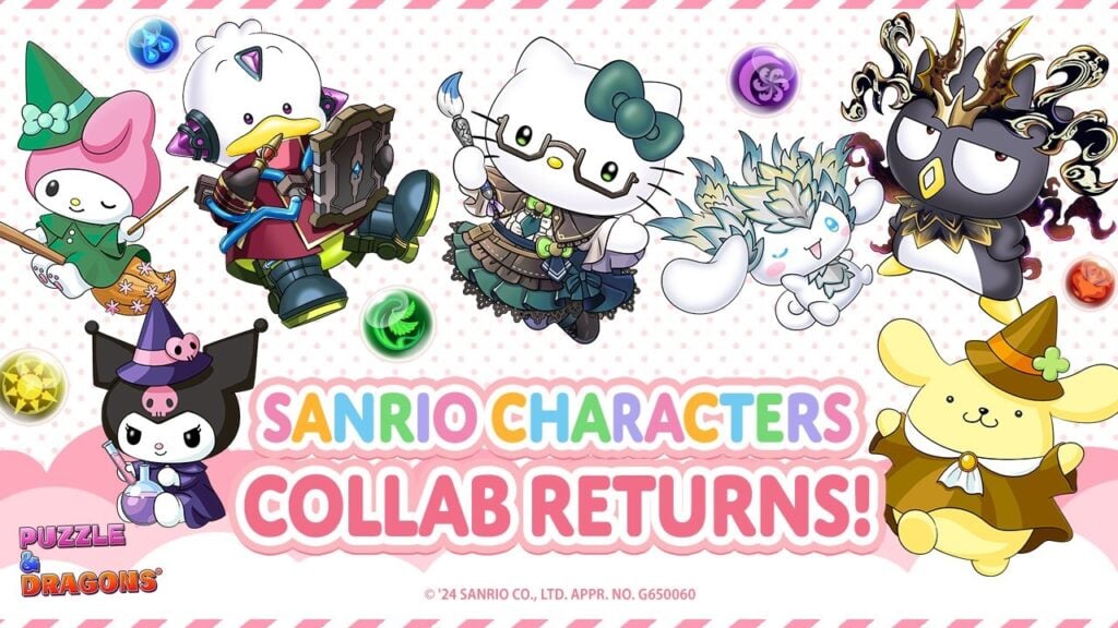 Mga Sanrio Character Join by joaoapps Puzzle at Dragons para sa Nakatutuwang Collab