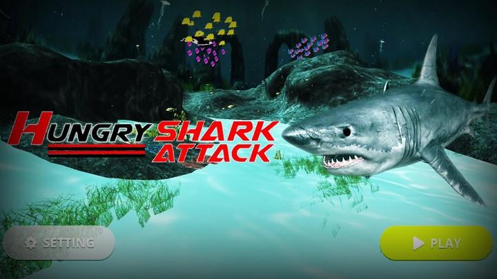 Killer Shark Attack: Fun Games Schermafbeelding 0